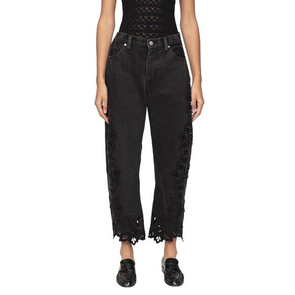 Sea New York 'Cavina' Black Cotton Jeans Size 4 - Picture 1 of 4